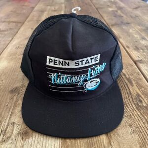 NOS NWT Vintage Penn State Trucker Hat Cap Snapback USA Nittany Lions